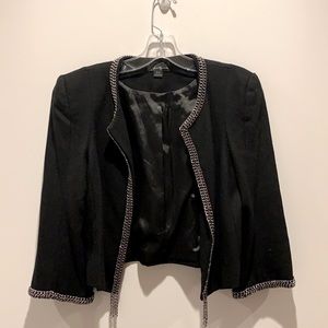 Blazer with chain detail
